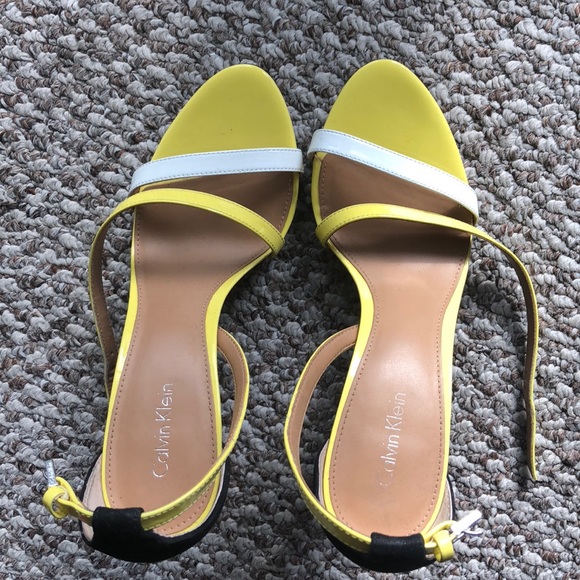 Calvin Klein strappy heels - Picture 1 of 4